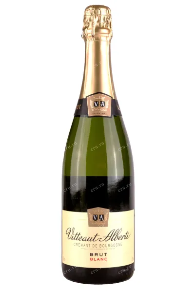Игристое вино Vitteaut-Alberti Cremant de Bourgogne Blanc Brut 2020 0.75 л
