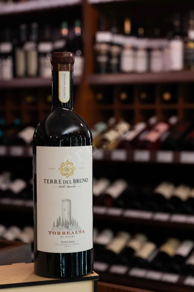 В магазине Крю Профи Terre del Bruno Torrealta Toscana wooden box 2021 0.75 л