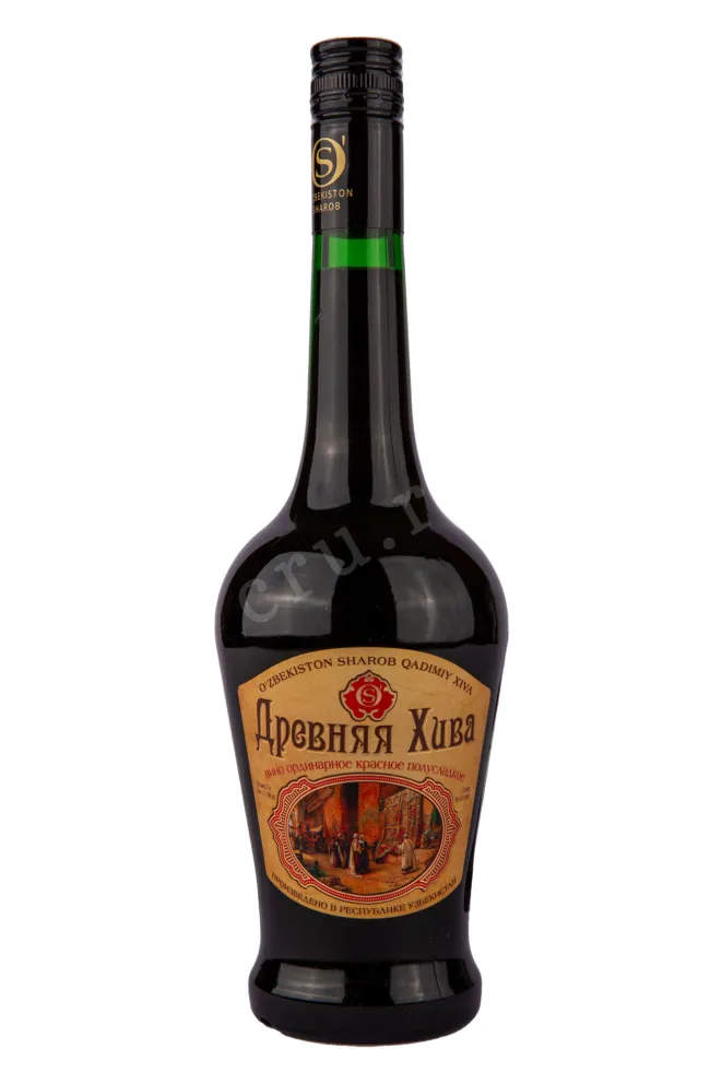 Вино Drevnyaya Hiva red semi-sweet 2021 0.7 л