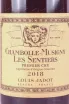 Этикетка Louis Jadot Chambolle-Musigny Premier Cru Les Sentiers 2018 0.75 л