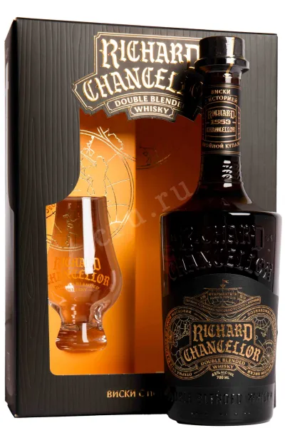 Виски Richard Chancellor in gift box with glass  0.7 л