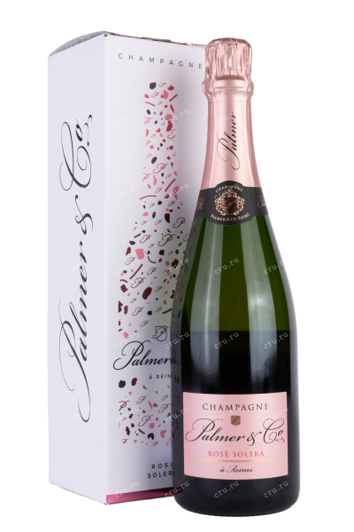 Шампанское Champagne Palmer & Co Rose Solera gift box  0.75 л