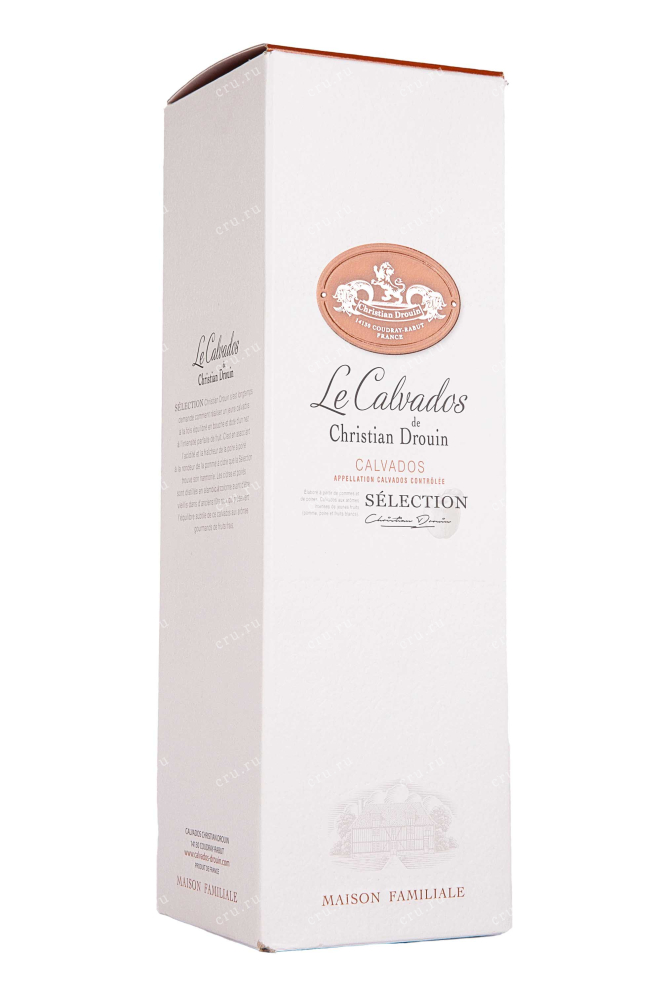 Подарочная коробка Christian Drouin Calvados Selection in gift box 0.7 л