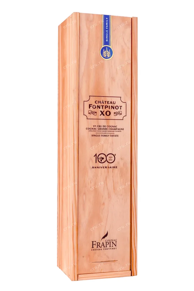 Коньяк Frapin Chateau de Fontpinot XO 100 Anniversaire in wooden box  0.7 л