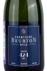 Этикетка Beurton Fils Réserve 424 Brut 2020 0.75 л