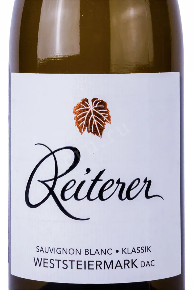 Этикетка Reiterer Morillon Klassik 2020 0.75 л