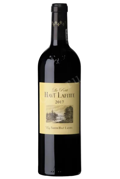 Вино Le Petit Haut Lafitte Rouge Pessac-Leognan 2017 0.75 л