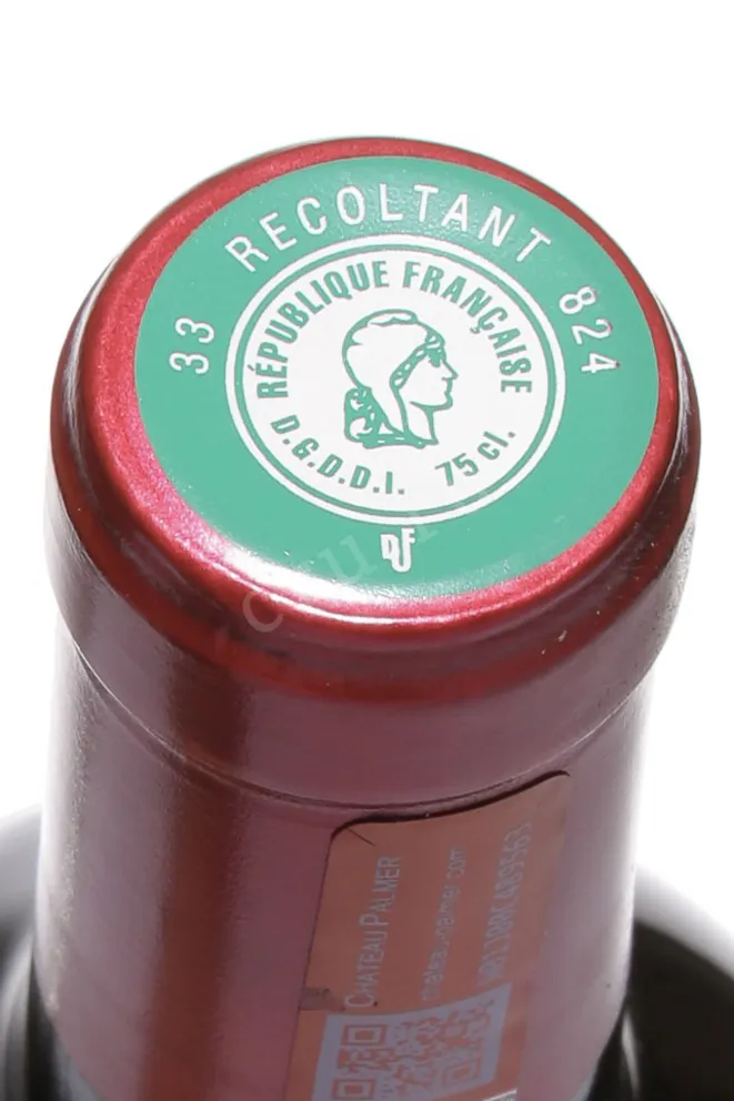 Пробка Chateau Palmer Margaux 2017 0.75 л