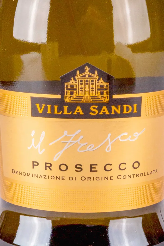 Этикетка Prosecco Villa Sandi Il Fresco Treviso gift box 2022 0.75 л