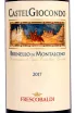 Этикетка Brunello di Montalcino Castelgiocondo Frescobaldi 2017 0.75 л