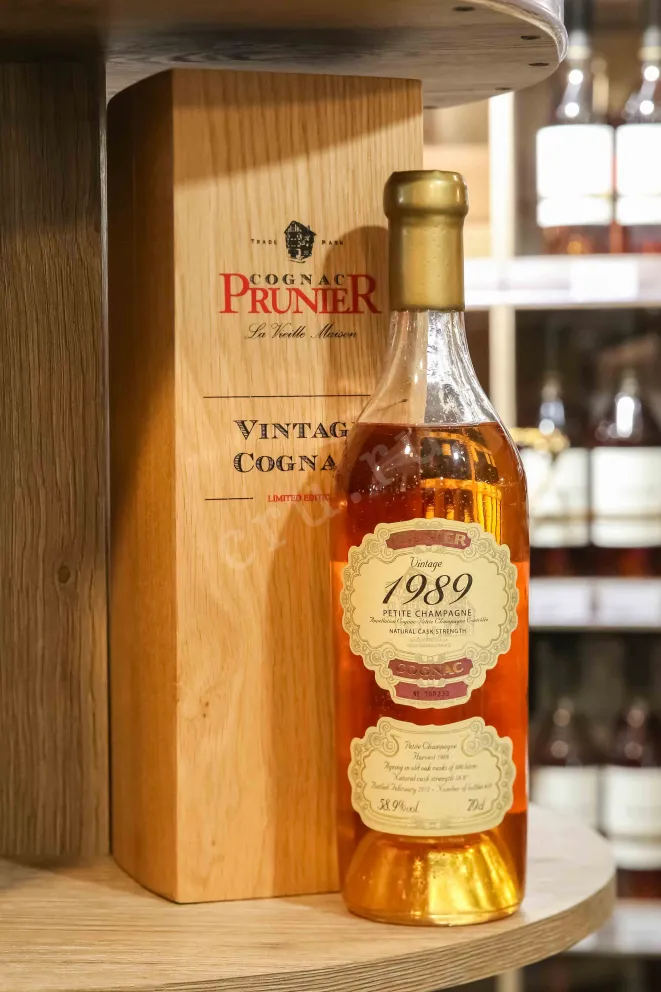 В магазине Крю Профи Prunier Petite Champagne  1989 0.7 л