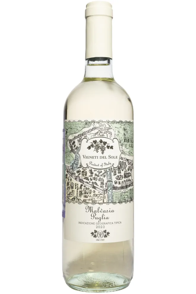 Вино Vigneti Del Sole Malvasia Puglia IGT 2023 0.75 л