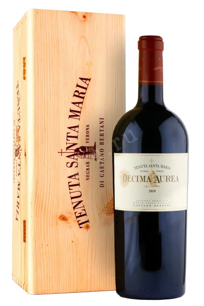 Вино Tenuta Santa Maria, Decima Aurea in wooden case 2019 1.5 л