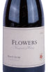 Этикетка Flowers Pinot Noir Sonoma Coast 2016 0.75 л