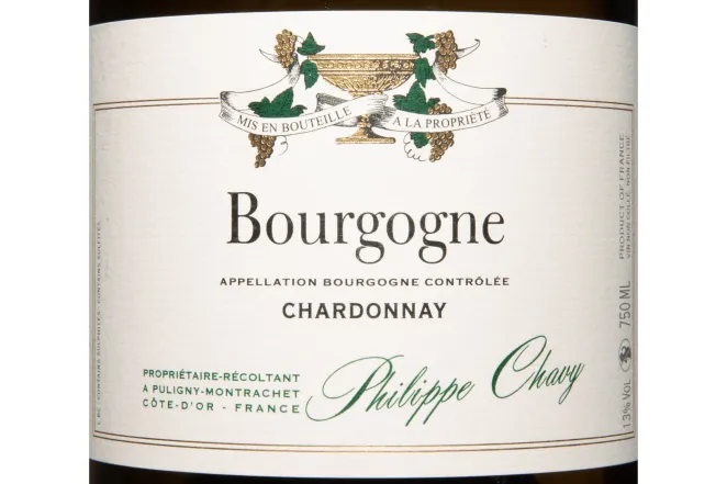 Этикетка Charles Aine Bourgogne Chardonnay 2018 0.75 л