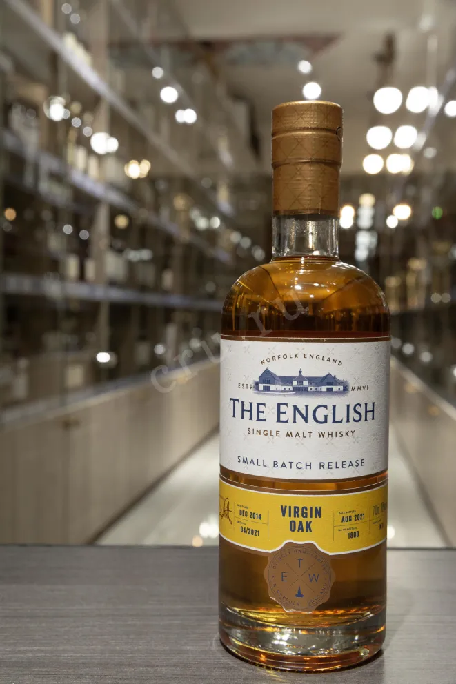 В магазине Крю Профи English Whisky Small Batch Release Virgin Oak gift box 0.7 л