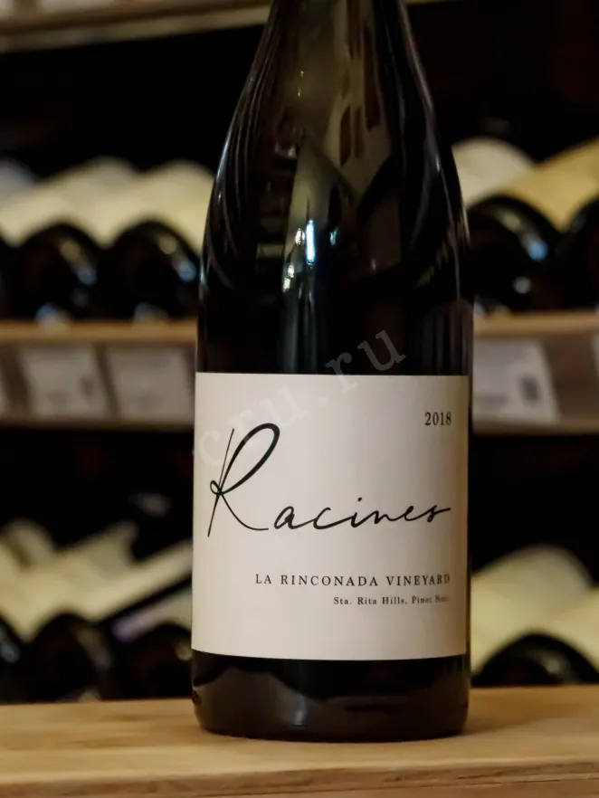 В магазине Крю Профи Racines Sta Rita Hills La Rinconada Vineyard Pinot Noir 2018 0.75 л