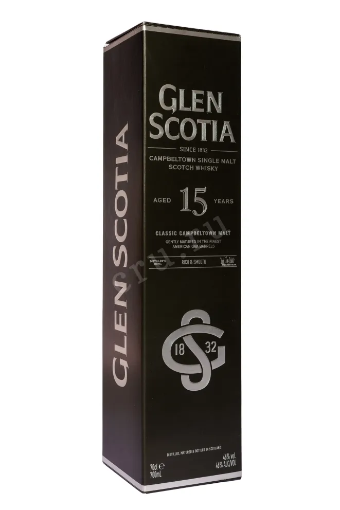 Подарочная коробка Glen Scotia 15 years 0.7 л