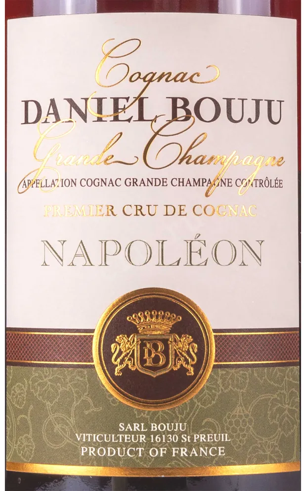 Этикетка Daniel Bouju Napoleon 0.7 л