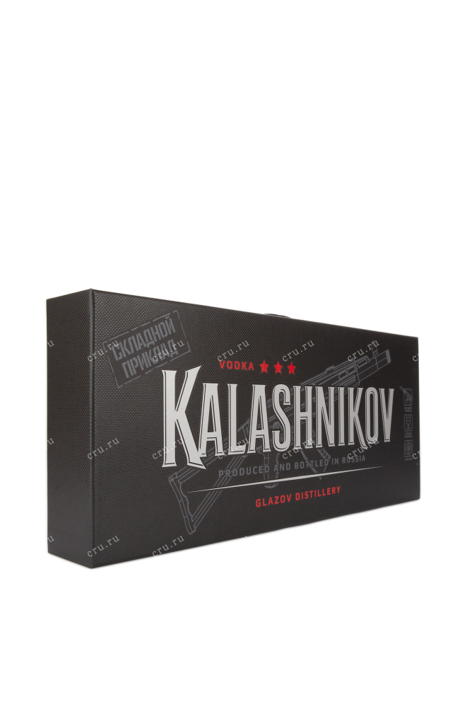 Подарочная упаковка водки Kalashnikov AK Standart (automat) 0.7