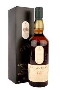 Виски Lagavulin Single Malt 16 years in gift box  0.75 л