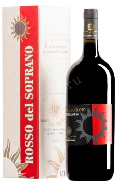 Вино Palari, Rosso del Soprano in gift box 2016 1.5 л