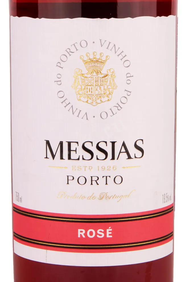 Этикетка Messias Porto Rose 2019 0.75 л
