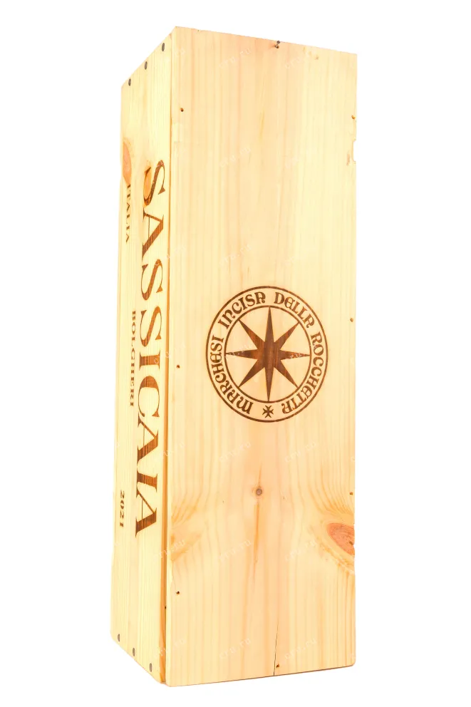 Деревянная коробка Sassicaia Bolgheri wooden box 2021 1.5 л