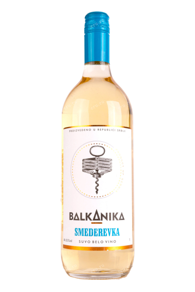 Вино Balkanika Smederevka white 1 л