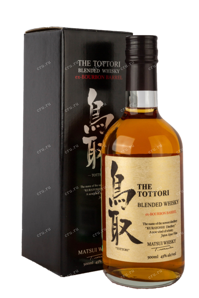 Виски the Tottori Bourbon Barrel gift box  0.5 л