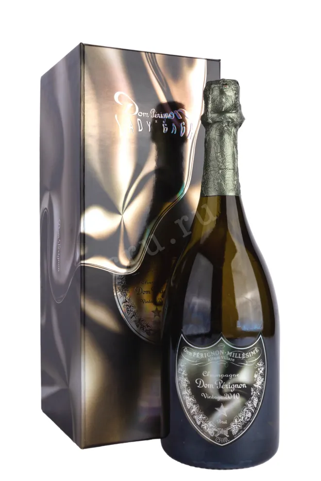Шампанское Dom Perignon Vintage Lady Gaga gift box 2010 0.75 л