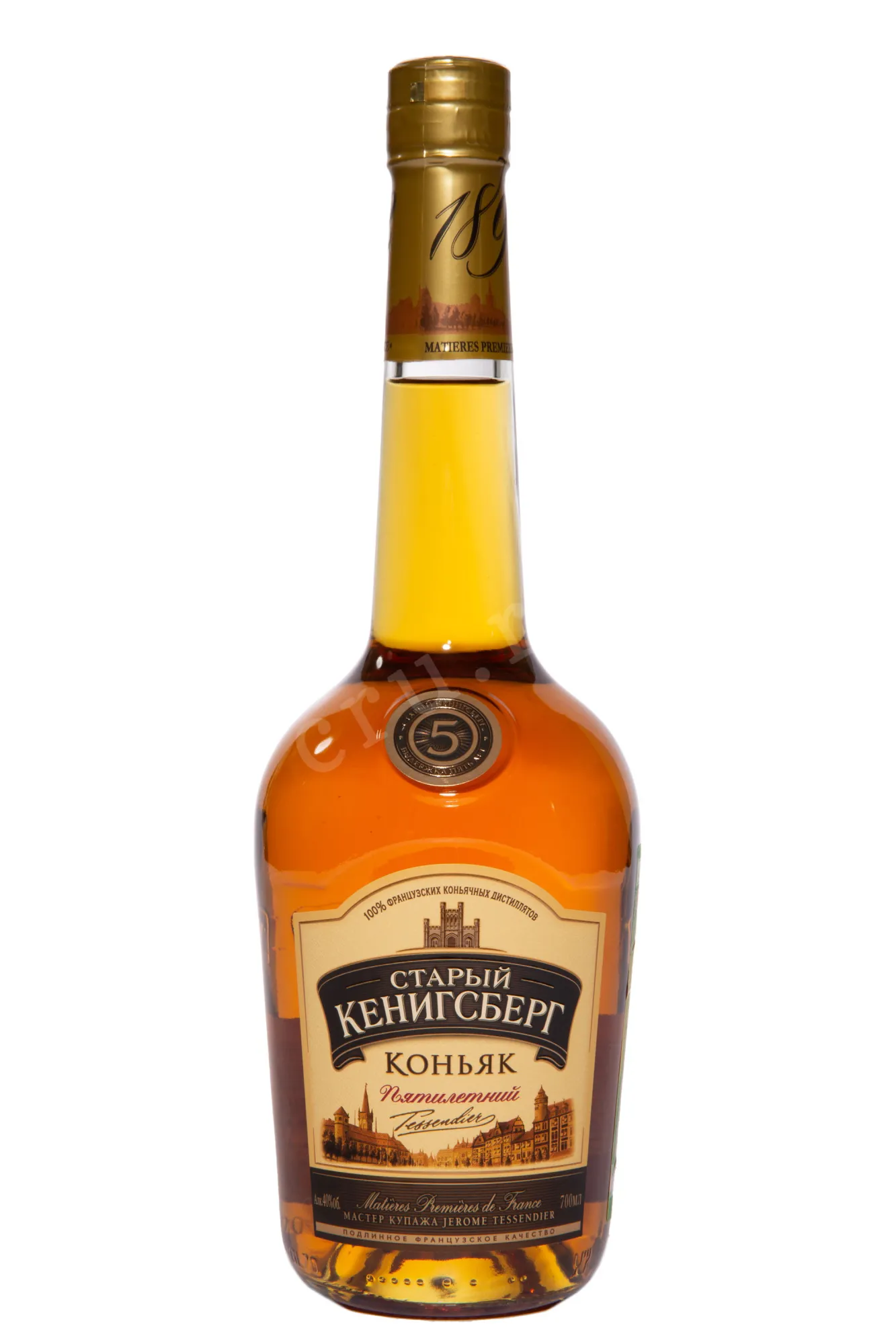 Фото — Коньяк Старый Кенигсберг пятилетний  0.7 л