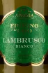Этикетка Lambrusco Bianco Fiorino d'Oro Abbazia 2020 0.75 л