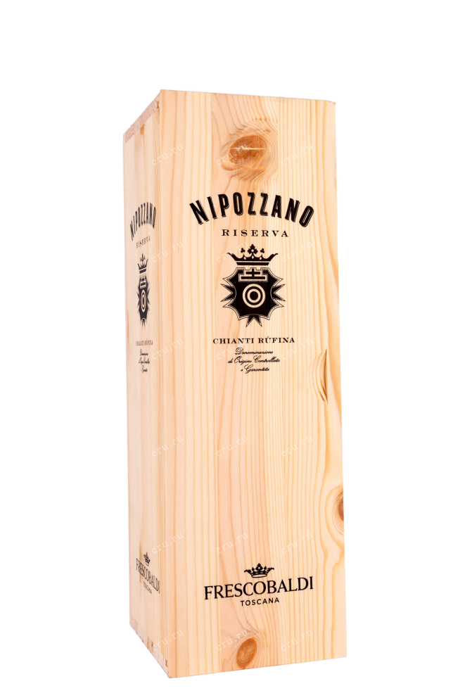 Деревянная коробка Nipozzano Riserva Chianti Rufina wooden box 2019 1.5 л