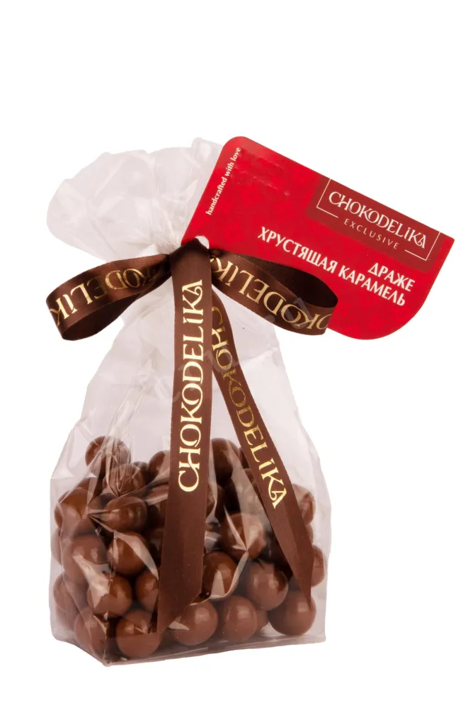 Конфеты Чокоделика Хрустящая Карамель 80 г