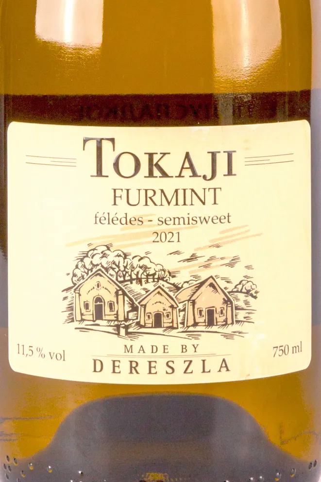 Этикетка Chateau Dereszla Tokaji Furmint 2021 0.75 л