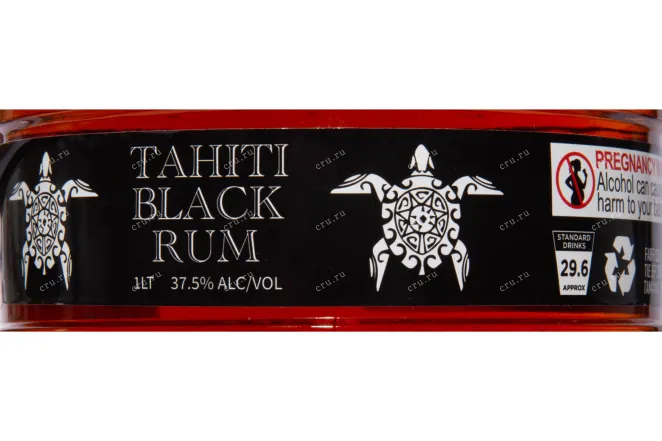 Этикетка TIE Tahiti Black Barrel 1 л