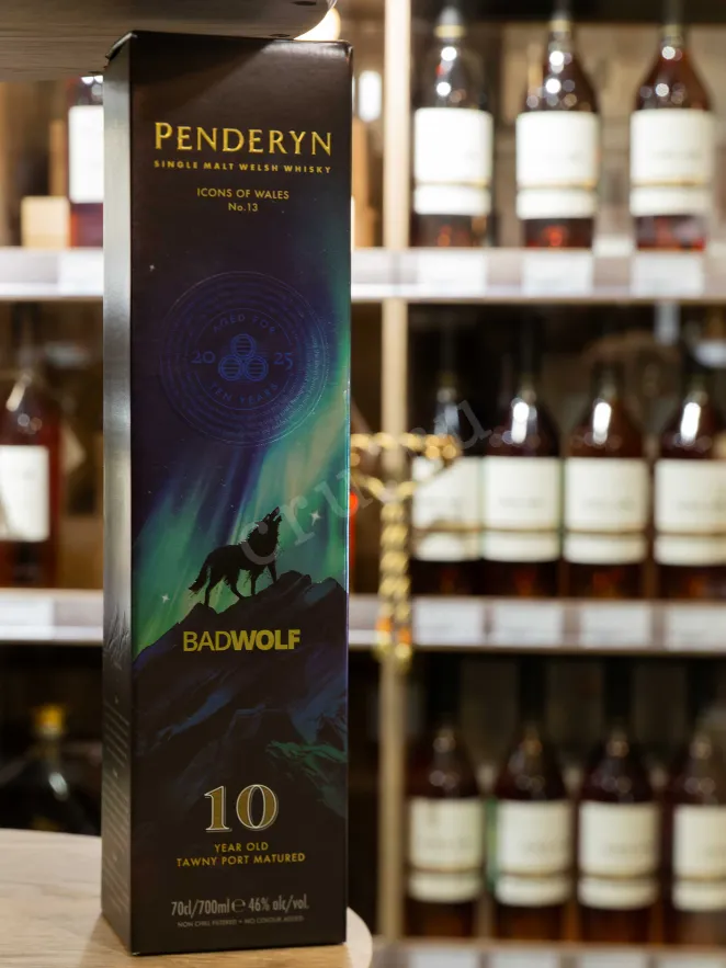 В магазине Крю Профи Penderyn Badwolf 10 years old in gift box 0.7 л