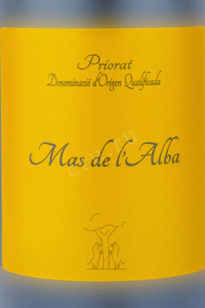 Этикетка Vinicola del Priorat Mas de L Alba 2021 0.75 л
