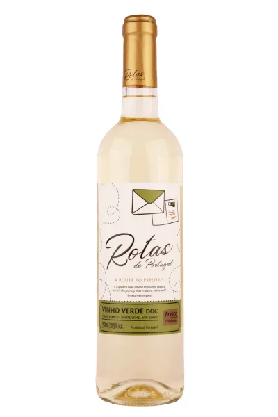 Вино Rotas de Portugal Branco Vinho Verde 2021 0.75 л