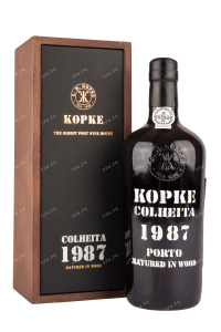 Портвейн Kopke Porto Colheita 1978 in gift box 1987 0.75 л