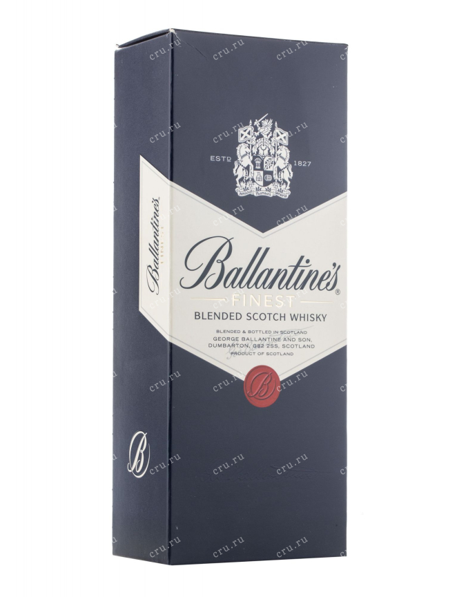 Подарочная коробка виски Баллантайнс 0.7