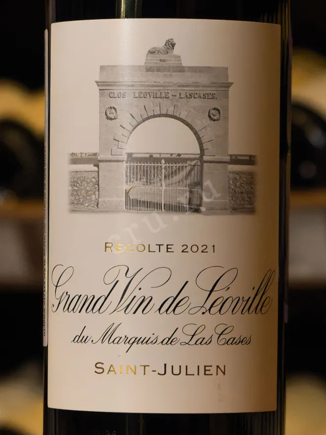 В магазине Крю Профи Grand Vin de Leoville du Marquis de Las Cases Saint-Julien 2021 0.75 л