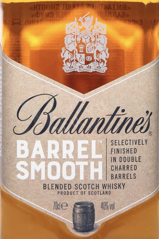 Этикетка Ballantines Barrel Smooth 0.7 л