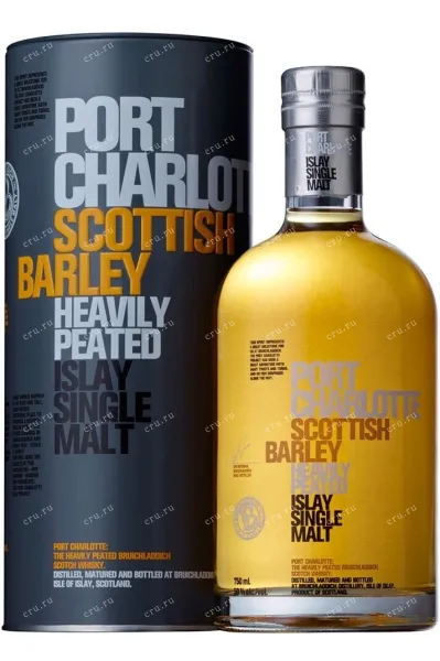 Виски Bruichladdich Port Charlotte Scottish Barley in tube  0.7 л