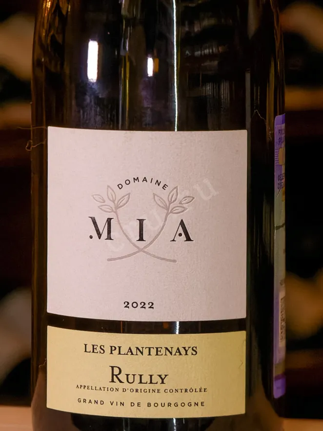 В магазине Крю Профи Domaine MIA Rully Les Plantenays 2020 0.75 л