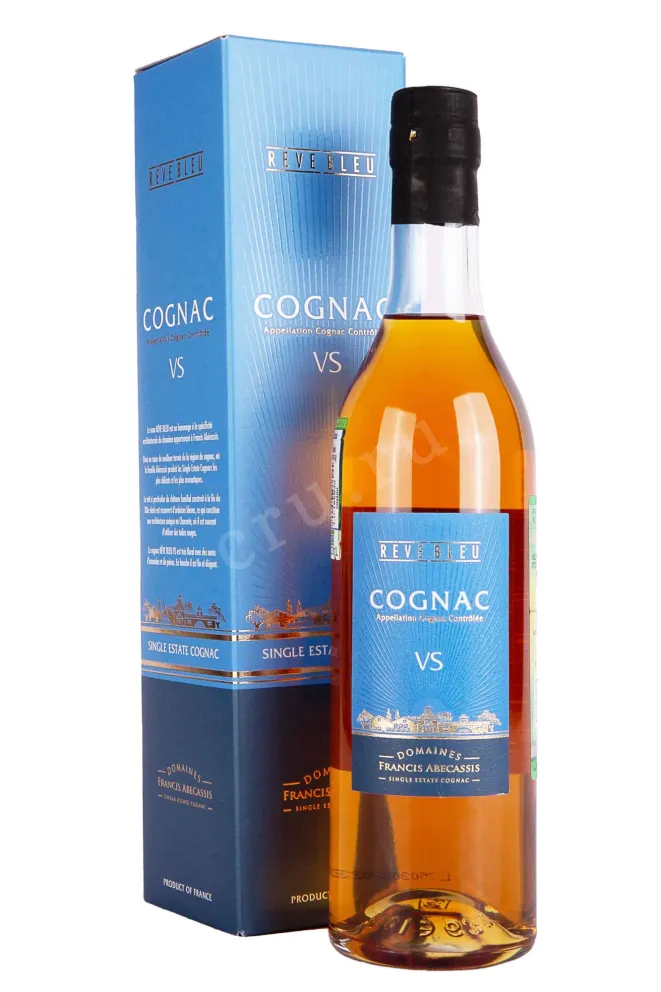 Коньяк Reve Bleu VS in gift box  0.5 л