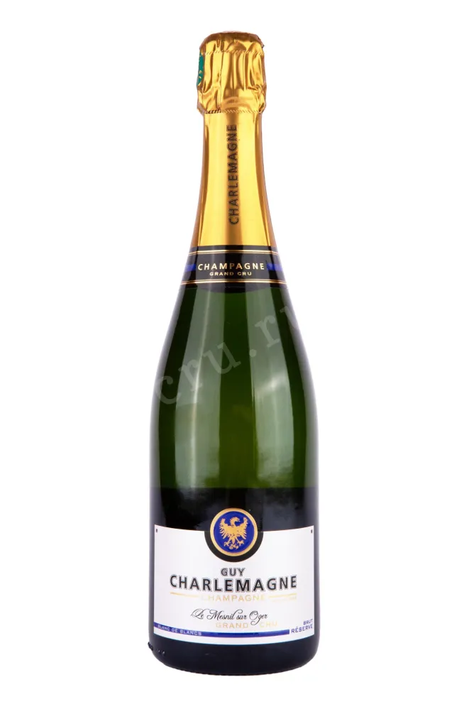 Шампанское Guy Charlemagne Reserve Blanc de Blancs Le Mesnil-sur-Oger  2016 0.75 л