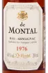 Арманьяк De Montal 1976 0.2 л