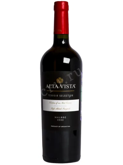 Вино Alta Vista Malbec Terroir Selection 0.75 л